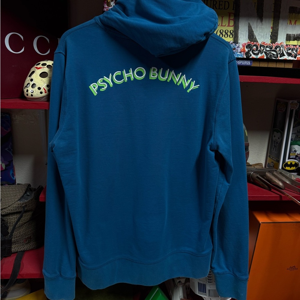 Psycho Bunny Spellout Hoodie Preowned Men’s Size Large